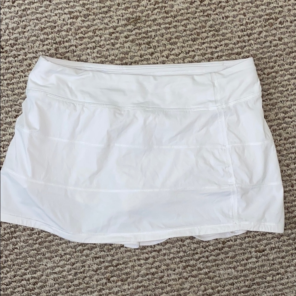 Lululemon white skirt